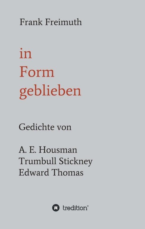 "in Form geblieben" von Frank Freimuth