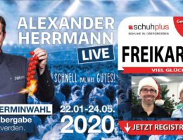 Schuhplus verlost 3x2 Freikarten für Alexander Herrmann LIVE – Schnell mal was Gutes