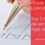 Oracle Lizenzberatung - Top 5-Punkte