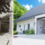 Die Betonfertiggarage damals und heute