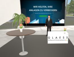 Virtueller 3-D-Messestand