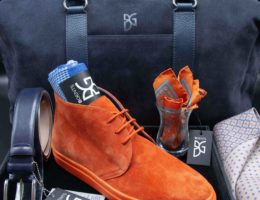 Kompletter Look: Schuhe, Taschen, Gürtel und Accessoires für Männer