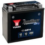 Die neue 12V-Hilfsbatterie YBXAX14 von GS YUASA.