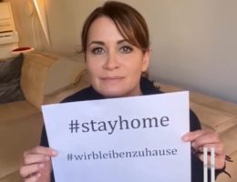 ANJA KLING und HUCKE Berlin bitten Euch #bleibtzuhause #stayhome