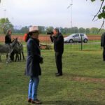 Abstandregeln bei der Hochzeit von Anke u. Gerhard Collath auf der Ballermann Ranch eingehalten.