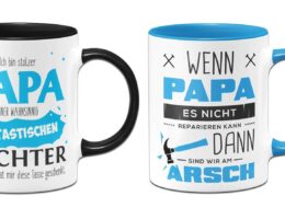 Geschenk zum Vatertag: Einfach online bestellen in der Tassenbrennerei