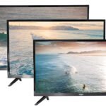 Drei Smart TV Modelle der XORO HTL 76-Serie