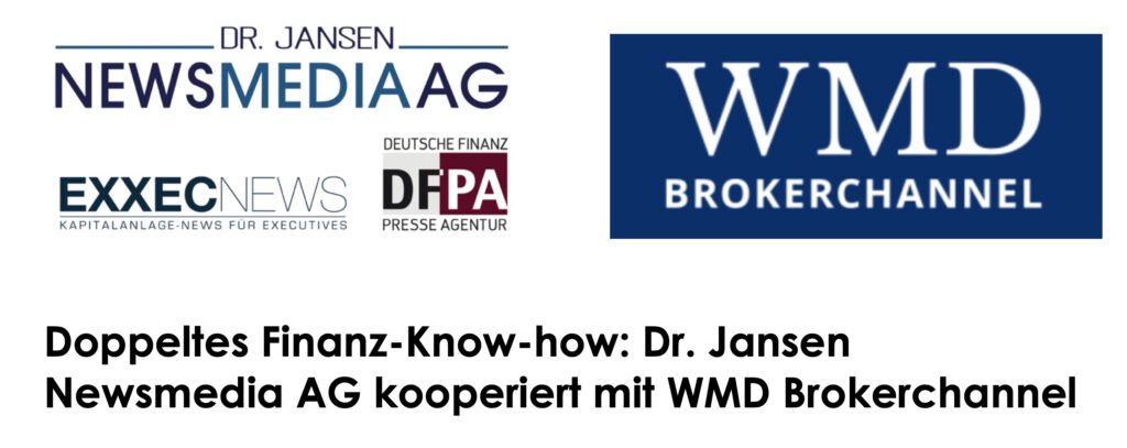 Doppeltes Finanz-Know-how: Dr. Jansen Newsmedia AG kooperiert mit WMD Brokerchannel