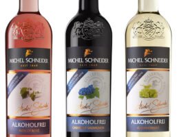 Michel Schneider alkoholfreie Weine der Rebsorten Merlot (Rosé)