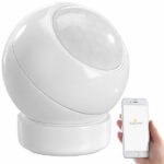 Luminea Home Control WLAN-PIR-Bewegungsmelder und Lichtsensor XMD-100.app