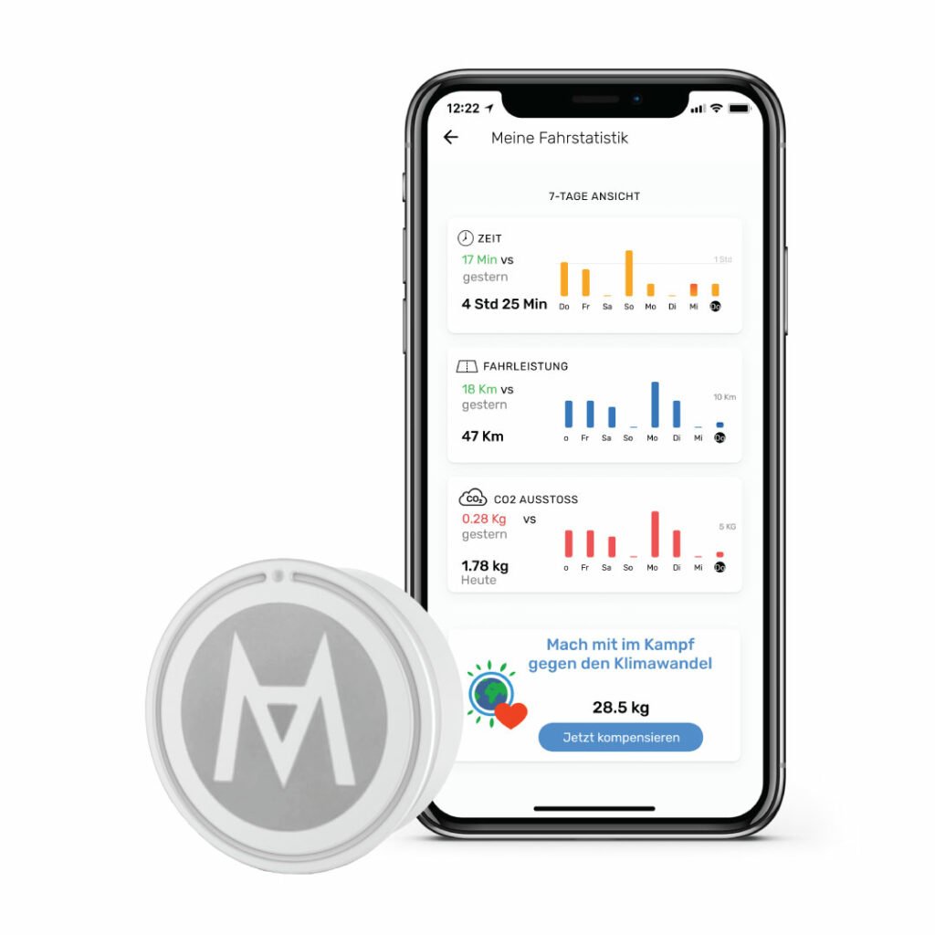 CO2 Tracker - für CO2 neutrales Autofahren