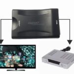 auvisio SCART-auf-HDMI-Adapter / Konverter mit USB-Ladekabel