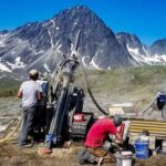 Bohrung auf dem Estelle-Projekt; Foto: Nova Minerals