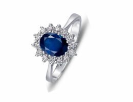 Die beste balue Sapphire Verlobungsring Modelle