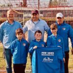 E-Jugend des FSV 1895 Magdeburg mit neuen Regenjacken von Flavura Kaffee und Vending