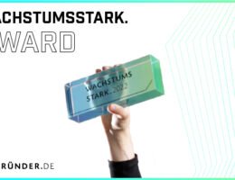 wachstumsstark. Award: Neuer Award für junge Gründer