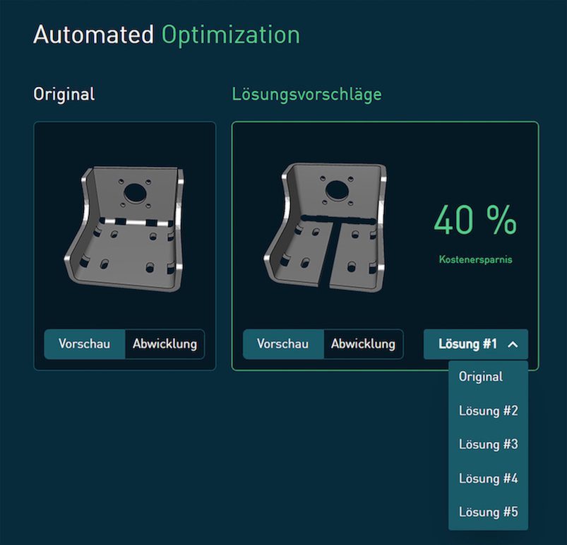 Korrekt konstruiert und doch verbesserungsfähig – mit dem neue Algorithmus von Optimate.