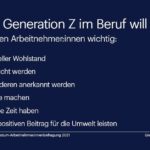 Randstad - Was die Generation Z im Beruf will - Infografik