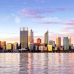 Die Skyline von Perth