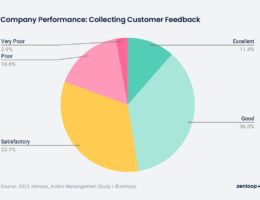 Company performance: collecting customer feedback (© zenloop)