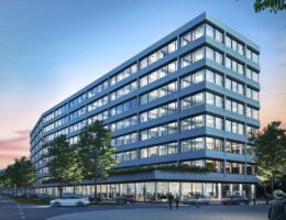 Das geplante EC2 in Gera. Fertigstellung 2024. (© SIC Properties)