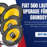 Fiat 500 Lautsprecher Upgrade für Top-Hifi Soundsystem (Die Bildrechte liegen bei dem Verfasser der Mitteilung.)