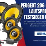 Peugeot 206 CC Cabrio Lautsprecher Testsieger Upgrade (Die Bildrechte liegen bei dem Verfasser der Mitteilung.)