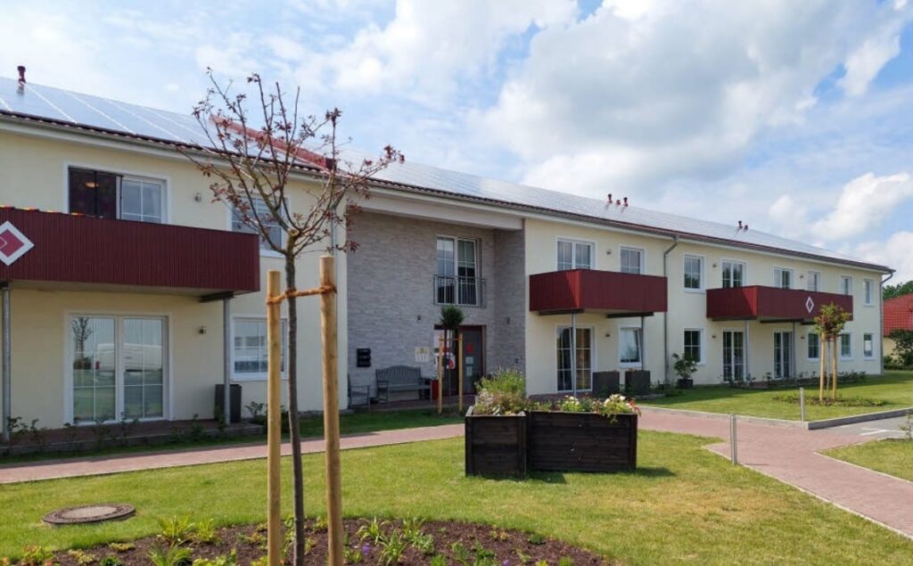 Der nobis Hof in der Koldinger Straße bietet Familien aus der Urkraine und Senioren ein Zuhause. (Die Bildrechte liegen bei dem Verfasser der Mitteilung.)