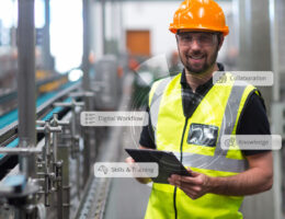 Mit smartem Skillmanagement steuert die Connected Worker Suite von Augmentir Industriearbeiter. (Bildquelle: Augmentir)