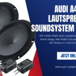 Audi A4 B9 Lautsprecher Soundsystem mit 300 Watt Power (Die Bildrechte liegen bei dem Verfasser der Mitteilung.)