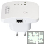 7links Mini-WLAN-Repeater WLR-310.sm mit WPS-Taste