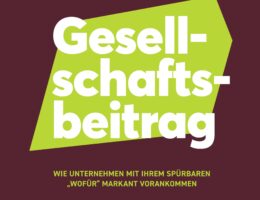 Debattenbuch "Gesellschaftsbeitrag" (Die Bildrechte liegen bei dem Verfasser der Mitteilung.)