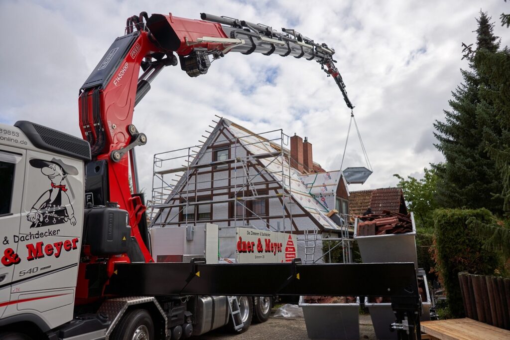 Dank Strenx Konstruktionsstahl - der F 1450 Kran setzt neue Maßstäbe in der 119 mt – Kranklasse. (Die Bildrechte liegen bei dem Verfasser der Mitteilung.)