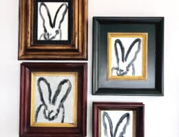 Hunt Slonem Bunnies & Butterflies - Hasen in Serie als Homage an Andy Warhol | FRANK FLUEGEL GALERIE