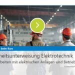 E-Learning-Kurs für die jährliche Sicherheitsunterweisung (Die Bildrechte liegen bei dem Verfasser der Mitteilung.)