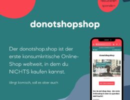 Der Shop in dem du spendest statt kaufst