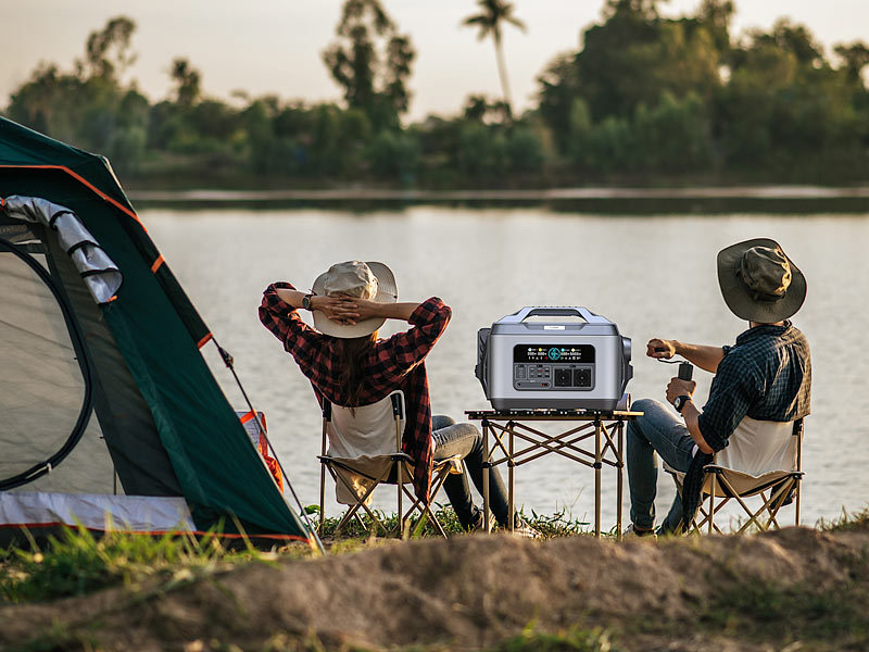 revolt Powerstation Solar-Generator HSG-1200 mit 2.240 Wh