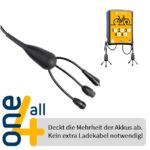 LiON Box Max mit one4all-Technololgie deckt rund 95 % der aktuell verwendeten Akku-Systeme ab. (Die Bildrechte liegen bei dem Verfasser der Mitteilung.)