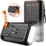 revolt Kurbel-Dynamo-Solar-Powerbank PB-200.k