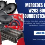 Mercedes C-Klasse W203 600 Watt Soundsystem Upgrade (Die Bildrechte liegen bei dem Verfasser der Mitteilung.)