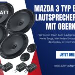 Mazda 3 Typ BK-BL-MPS Lautsprecher Upgrade mit Oberklasse (Die Bildrechte liegen bei dem Verfasser der Mitteilung.)