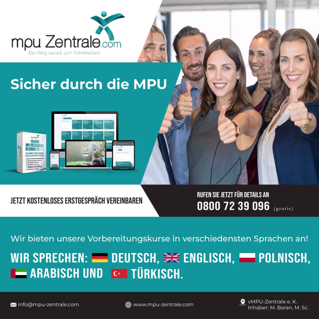 Sicher durch die MPU mit der vMPU-Zentrale e.K.