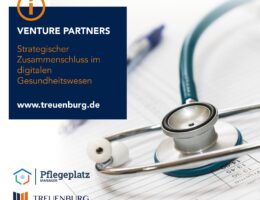 TREUENBURG Venture Partners begrüßt Zusammenschluss von Pflegeplatzmanager und Recare