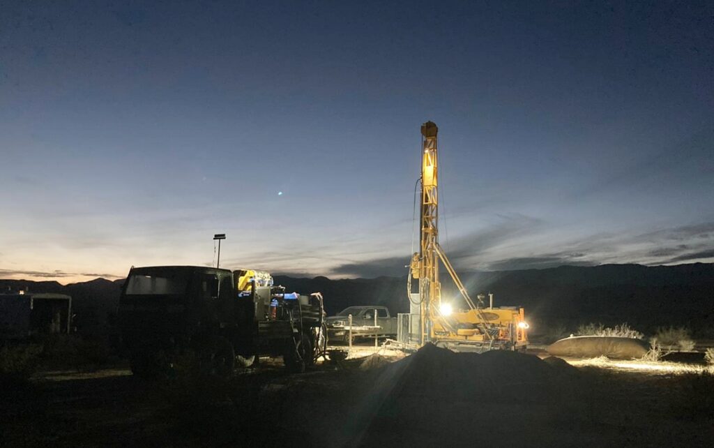 Drilling Nevada; Quelle: Usha Resources