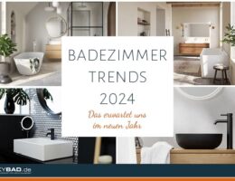 Badezimmer Trends 2024 (Die Bildrechte liegen bei dem Verfasser der Mitteilung.)