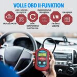 Lescars OBD2-Diagnosegerät OD-170 zum Auslesen und Löschen von Fehlercodes