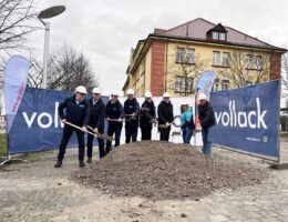 Spatenstich für das neue Landratsamtsgebäude in Kehl (Bildquelle: Vollack Gruppe)