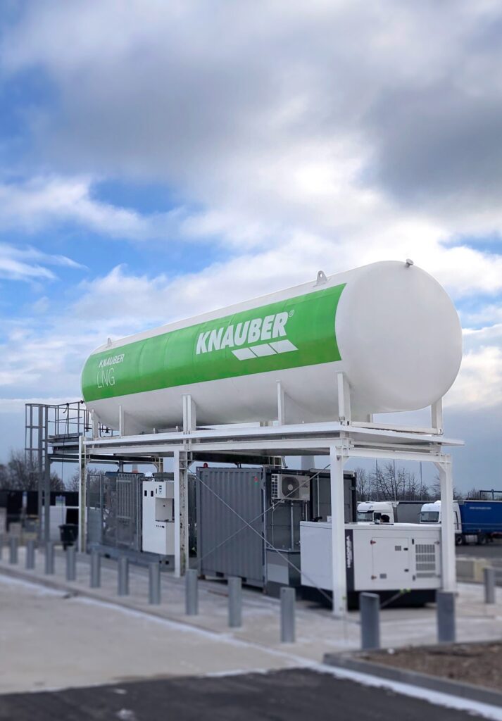 In Wörrstadt nimmt der Bonner Energieanbieter Knauber eine neue LNG-Tankstelle in Betrieb. (Die Bildrechte liegen bei dem Verfasser der Mitteilung.)