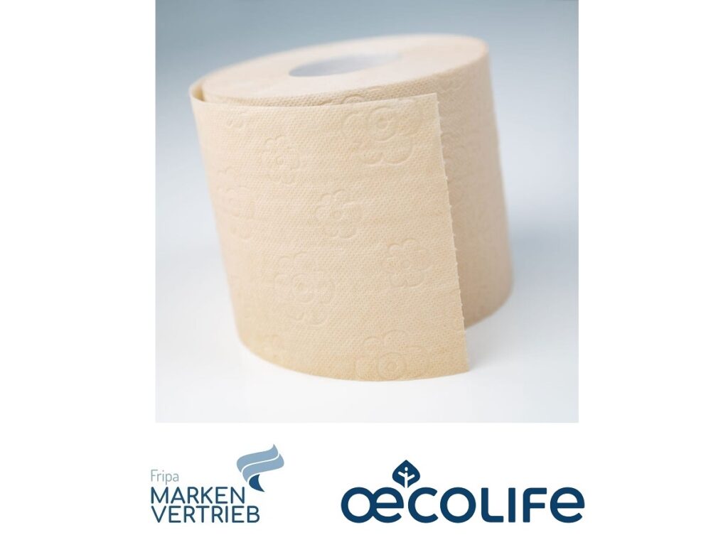 oecolife - Toilettenpapier aus 100 Prozent ungebleichtem und FSC-zertifiziertem Bambus