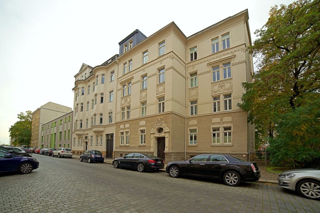 Ein typischer Altbau in Leipzig